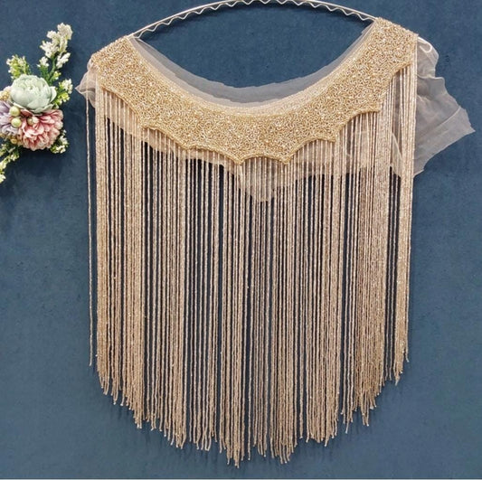 Beautiful Fringes Cape Rose Gold 150824